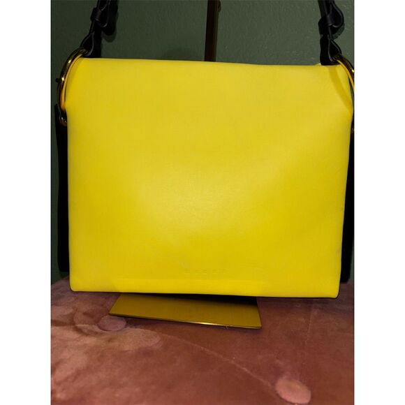 Marni Two-Toned  Pink & Yellow Harp Shoulder Bag with Dust Bag - Picture 2 of 13